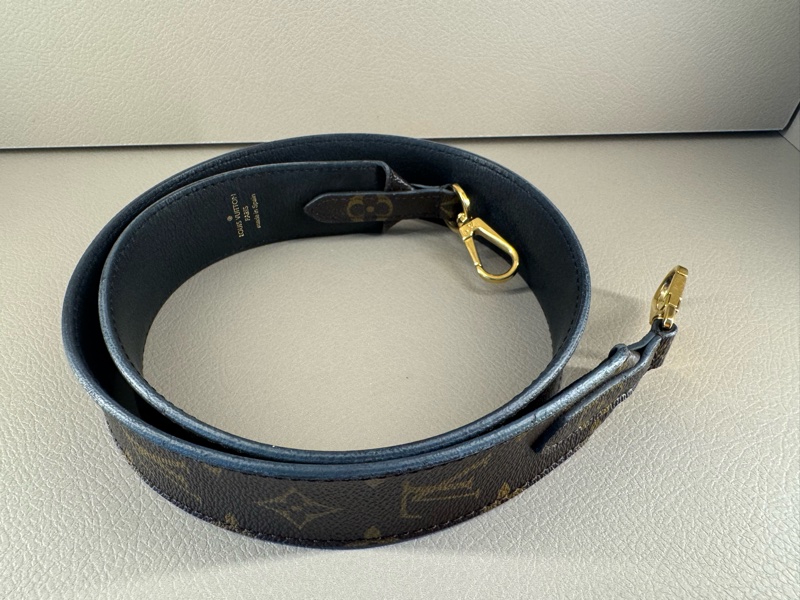 LV 原廠 Monogram 寬肩帶 90cm｜4cm減壓設計｜適用 Speedy / Alma 等包款-0
