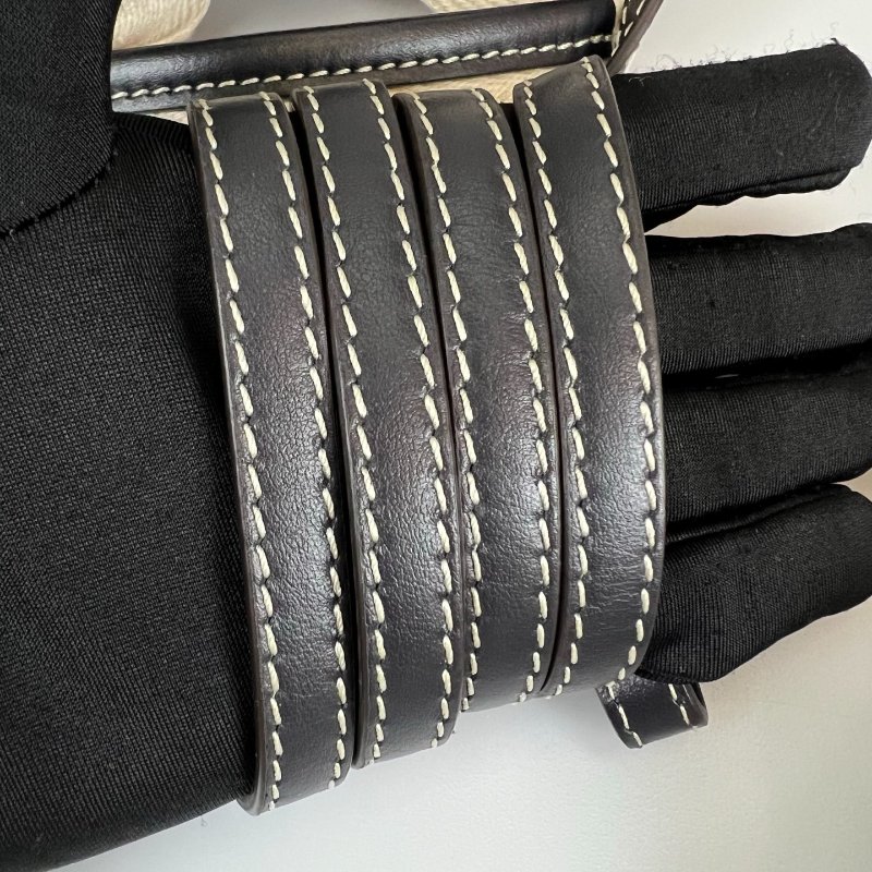 CHLOE 帆布拚黑色WOODY MINI 包-7