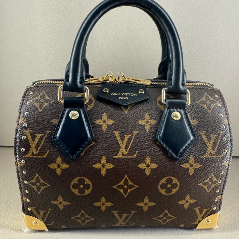 全新全配老花黑手柄 LV Speedy Trunk 20 Monogram｜Cruise 系列｜無植鞣革｜贈全新內膽包-5