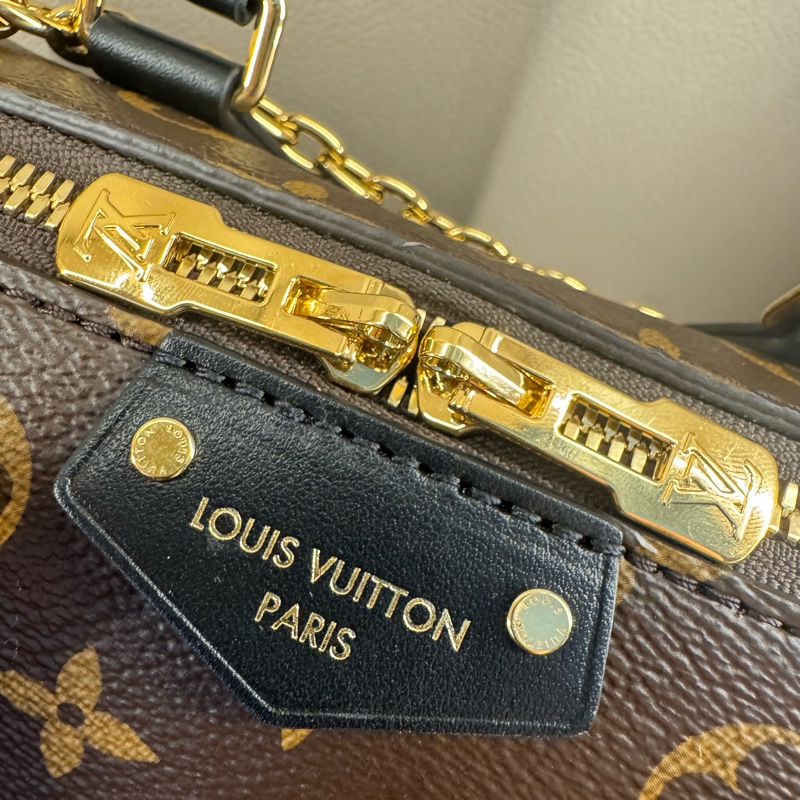 全新全配老花黑手柄 LV Speedy Trunk 20 Monogram｜Cruise 系列｜無植鞣革｜贈全新內膽包-13