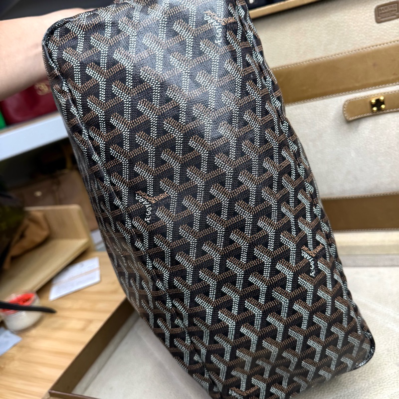 上架中🔑GOYARD 咖啡色經典花紋托特包/子包-3