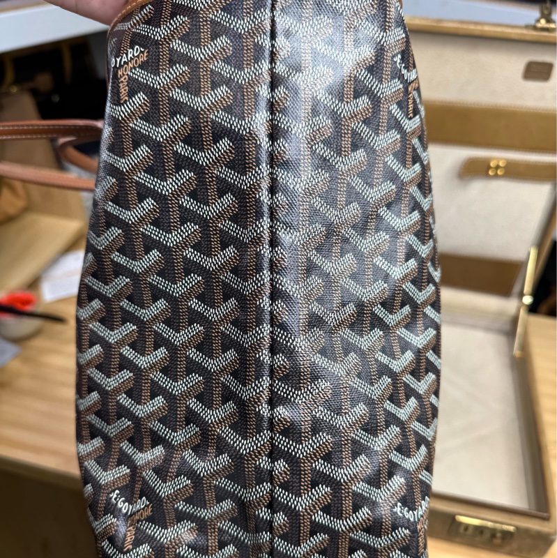 上架中🔑GOYARD 咖啡色經典花紋托特包/子包-4
