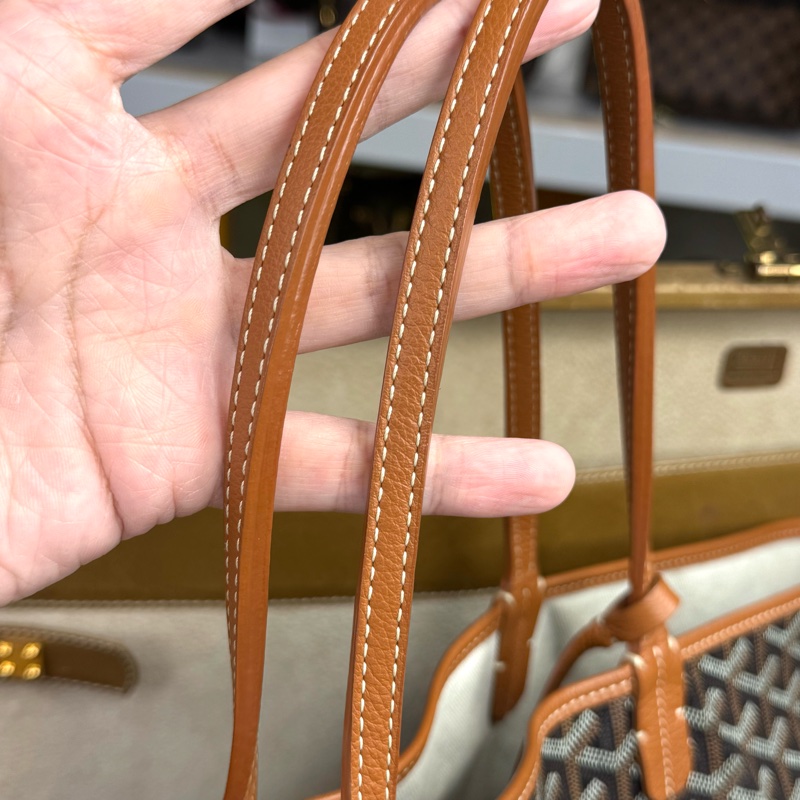上架中🔑GOYARD 咖啡色經典花紋托特包/子包-7
