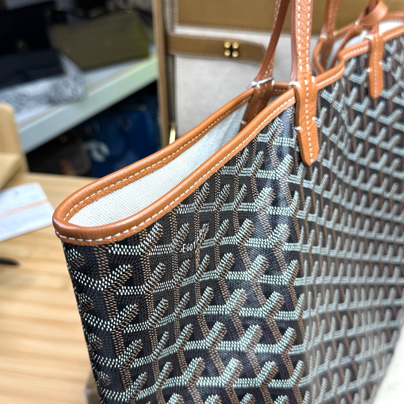 上架中🔑GOYARD 咖啡色經典花紋托特包/子包-14