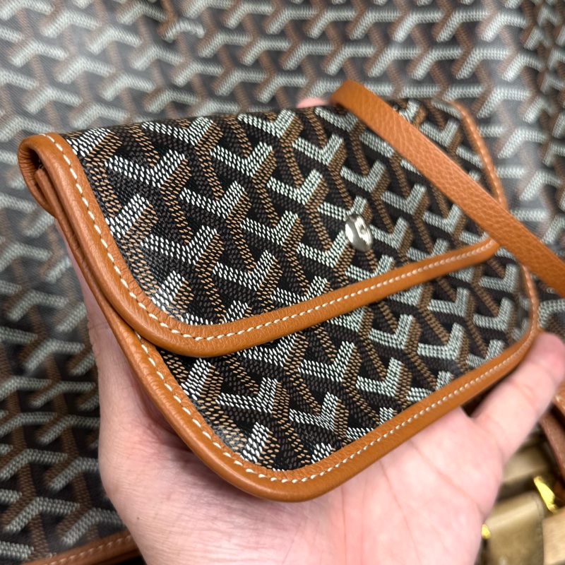 上架中🔑GOYARD 咖啡色經典花紋托特包/子包-18