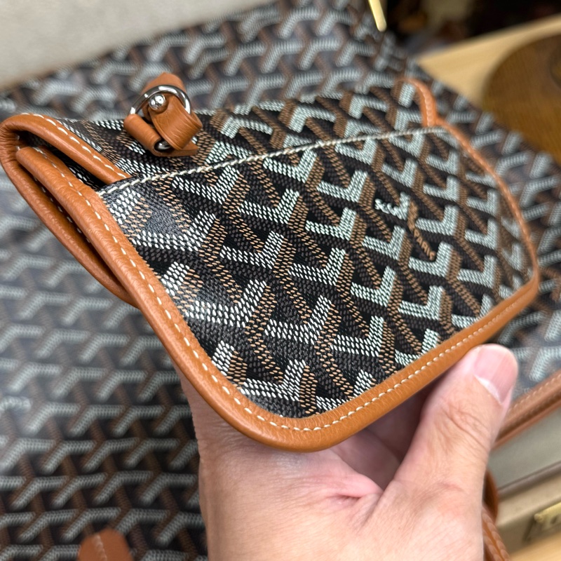 上架中🔑GOYARD 咖啡色經典花紋托特包/子包-22