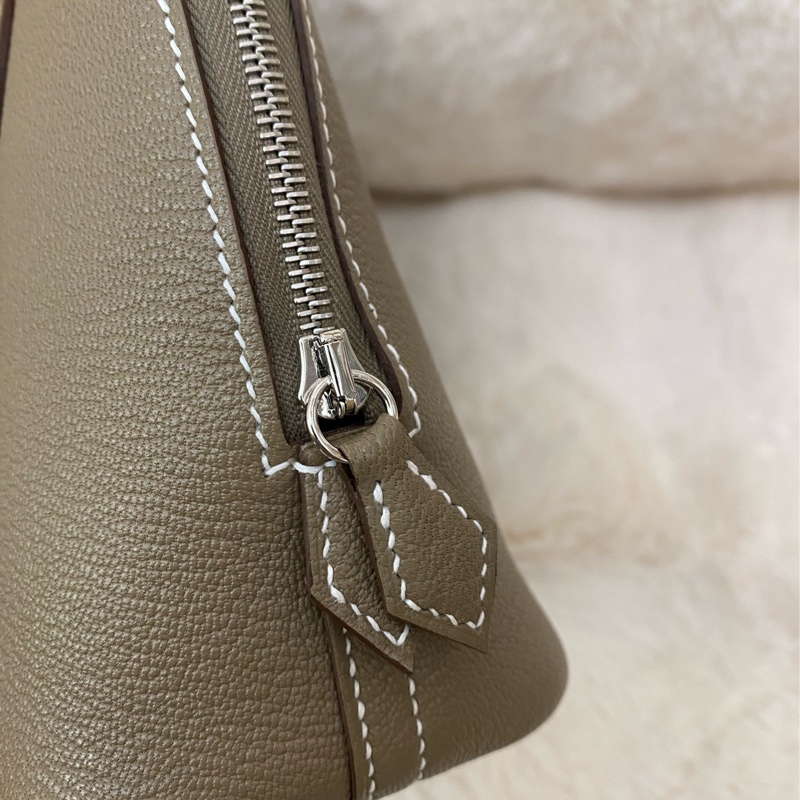 mini bolide mysore皮革 大象灰 銀扣-4