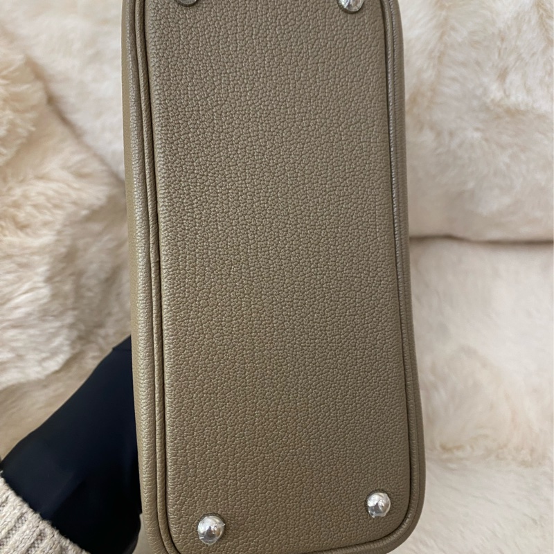 mini bolide mysore皮革 大象灰 銀扣-6