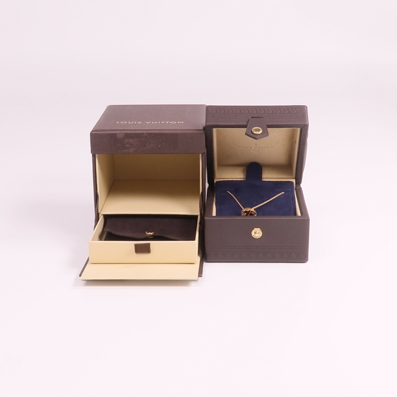 LOUIS VUITTON 18K玫瑰金Empreinte Pendant項鍊-8