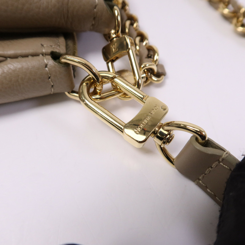 LOUIS VUITTON Monogram Empreinte Multi Pochette Accessoires金扣手挽肩背兩用袋-12