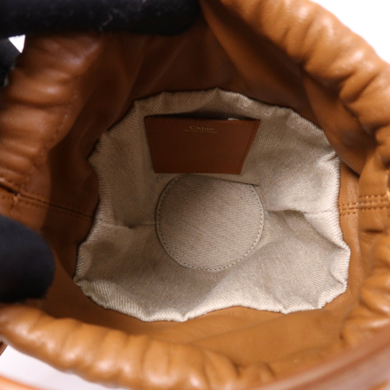 Chloe 牛皮皮革Sense Bucket Tote Bag金扣手挽肩背兩用袋-4