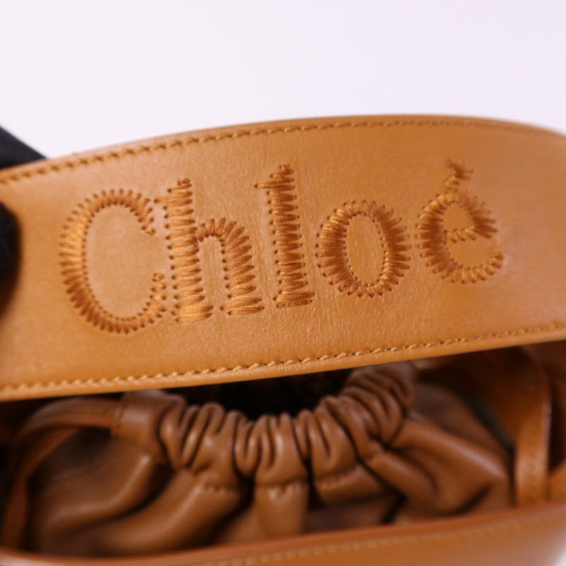 Chloe 牛皮皮革Sense Bucket Tote Bag金扣手挽肩背兩用袋-13