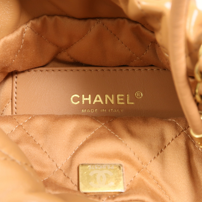 CHANEL 牛皮皮革Chanel 22 Mini金扣鏈帶肩背袋-5