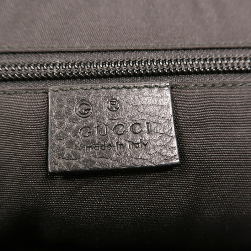 GUCCI 尼龍Waist Bag銀扣腰包-5