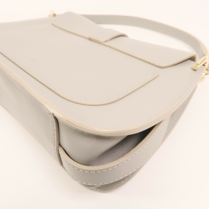 Furla 皮革Shoulder Bag金扣手挽肩背兩用袋-10