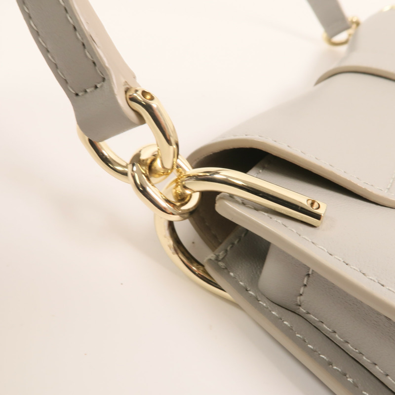 Furla 皮革Shoulder Bag金扣手挽肩背兩用袋-12