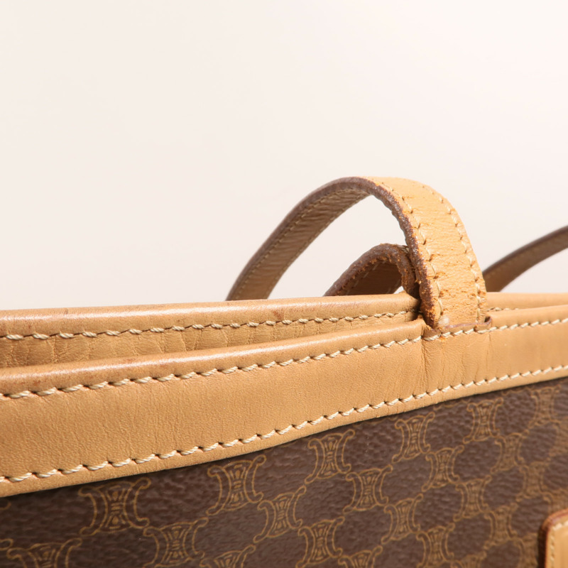 CELINE 塗層帆布Tote Bag金扣手挽袋-12