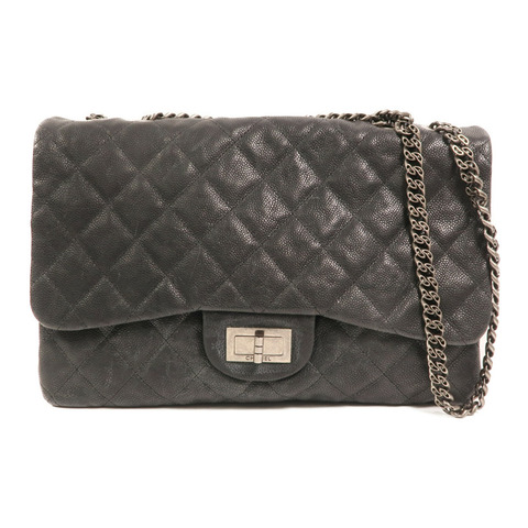 CHANEL 牛皮皮革2.55 Flap Bag鏈帶肩背袋