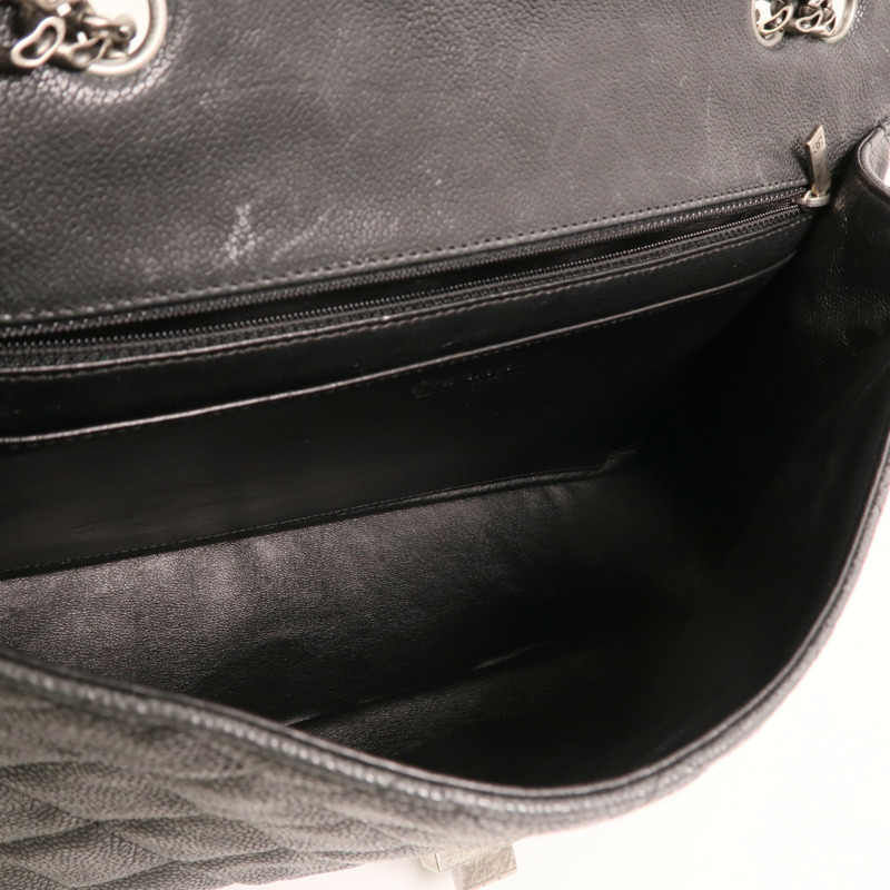 CHANEL 牛皮皮革2.55 Flap Bag鏈帶肩背袋-4