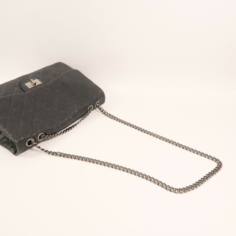 CHANEL 牛皮皮革2.55 Flap Bag鏈帶肩背袋-7