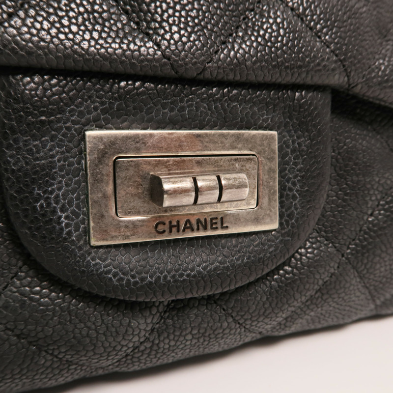 CHANEL 牛皮皮革2.55 Flap Bag鏈帶肩背袋-14