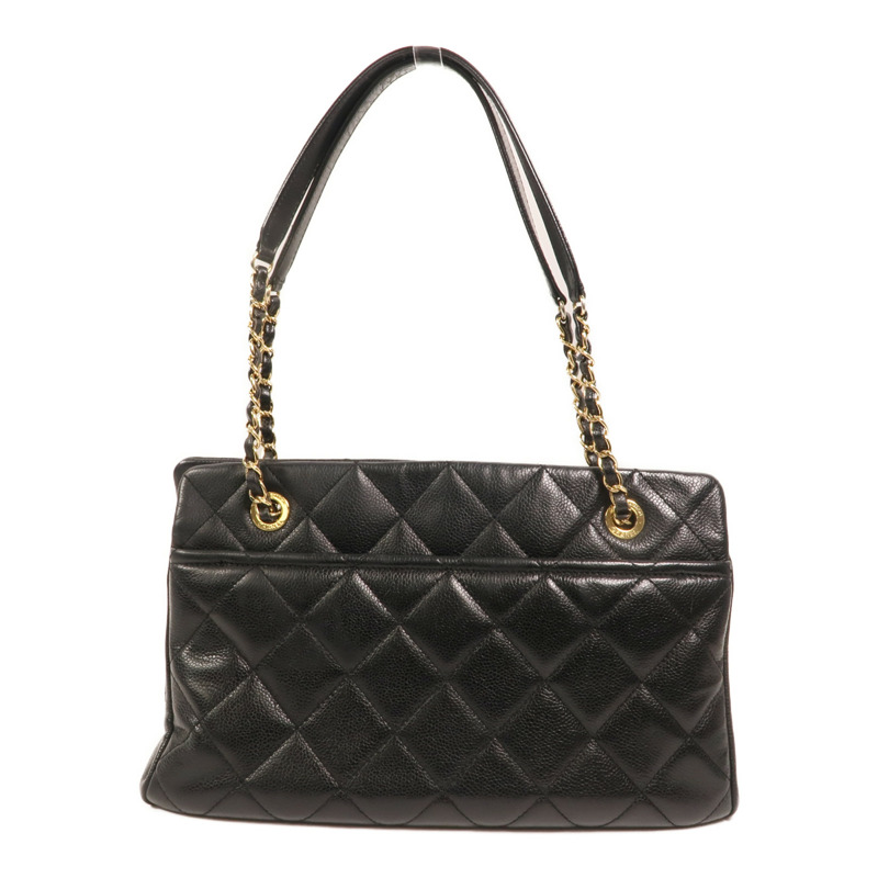 CHANEL 牛皮皮革Timeless CC Tote Bag金扣鏈帶手挽袋-1