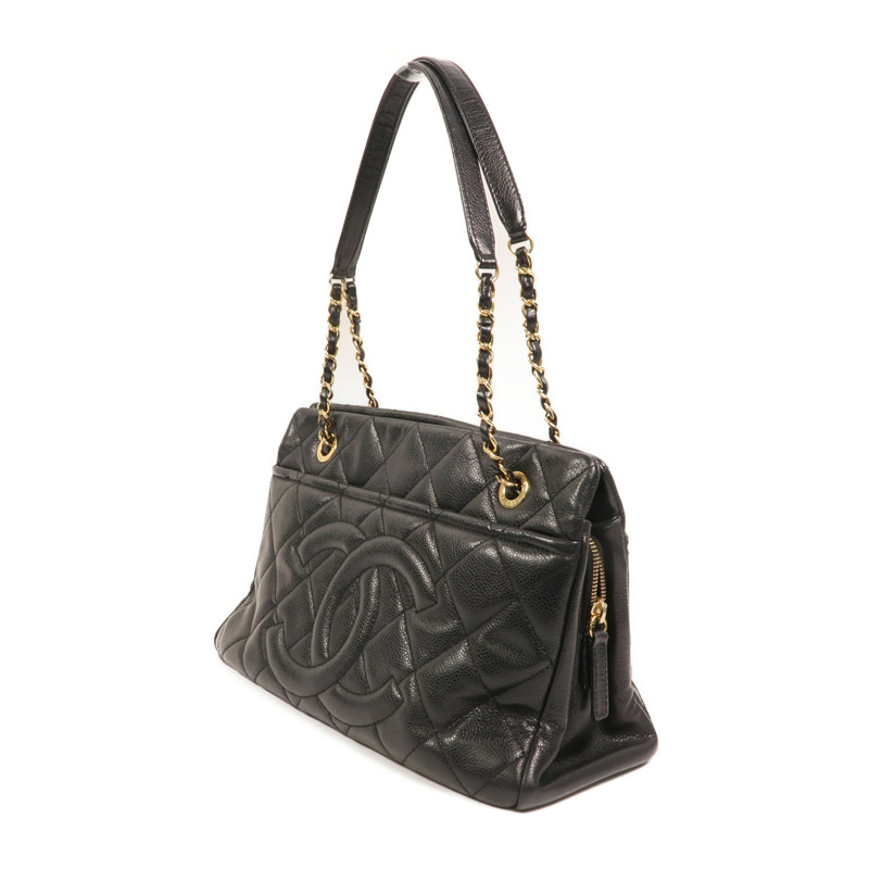 CHANEL 牛皮皮革Timeless CC Tote Bag金扣鏈帶手挽袋-2