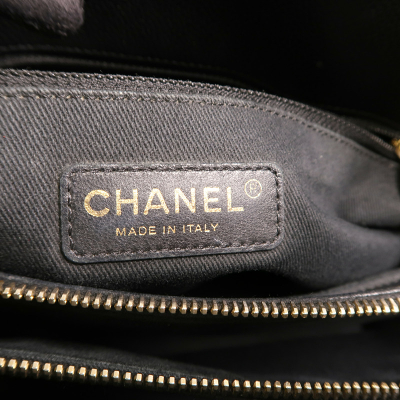 CHANEL 牛皮皮革Timeless CC Tote Bag金扣鏈帶手挽袋-5