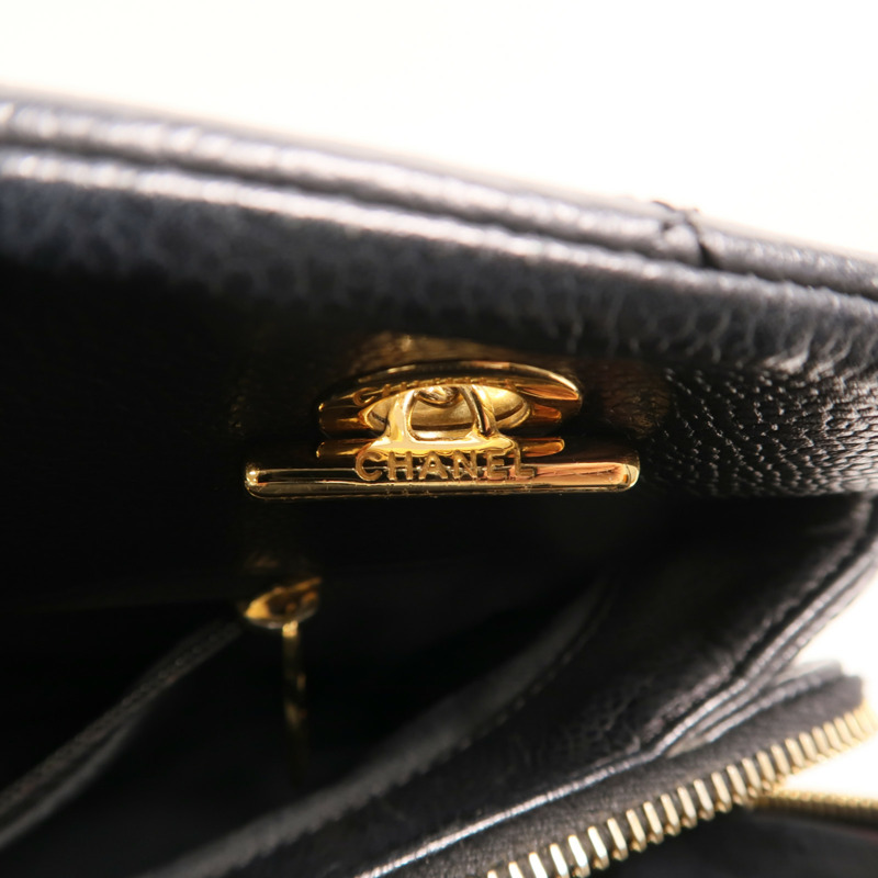 CHANEL 牛皮皮革Timeless CC Tote Bag金扣鏈帶手挽袋-14