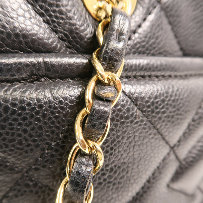 CHANEL 牛皮皮革Timeless CC Tote Bag金扣鏈帶手挽袋-15