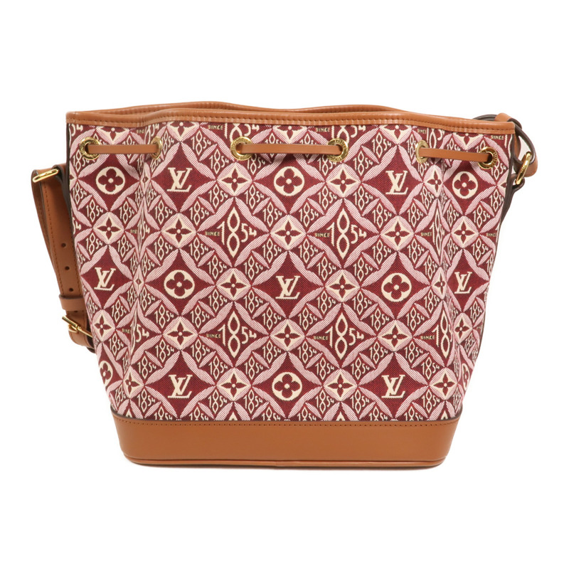 LOUIS VUITTON Monogram Jacquard Since 1854 Petit Noe金扣肩背袋-1