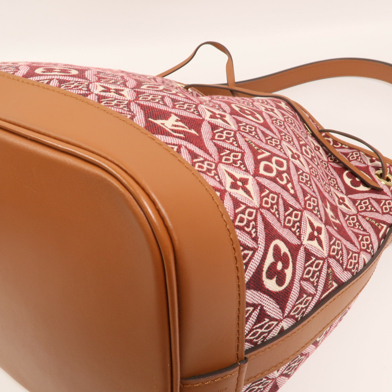 LOUIS VUITTON Monogram Jacquard Since 1854 Petit Noe金扣肩背袋-8
