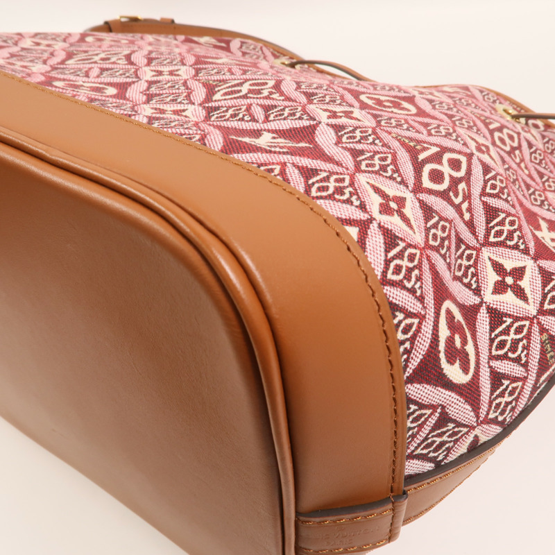 LOUIS VUITTON Monogram Jacquard Since 1854 Petit Noe金扣肩背袋-10