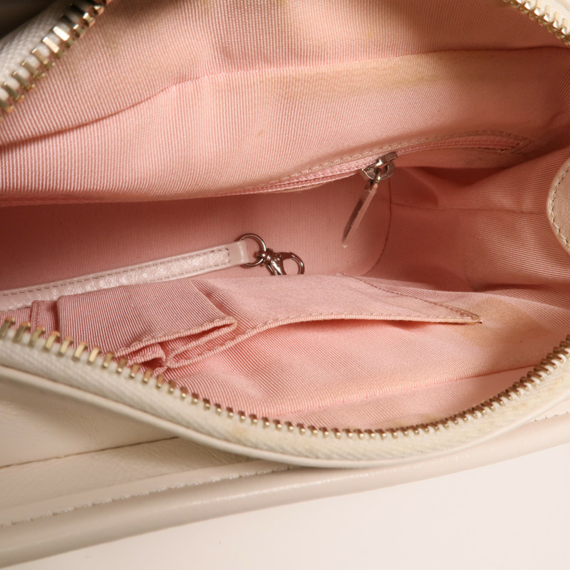 CHANEL 牛皮皮革Gabrielle鏈帶肩背袋-4