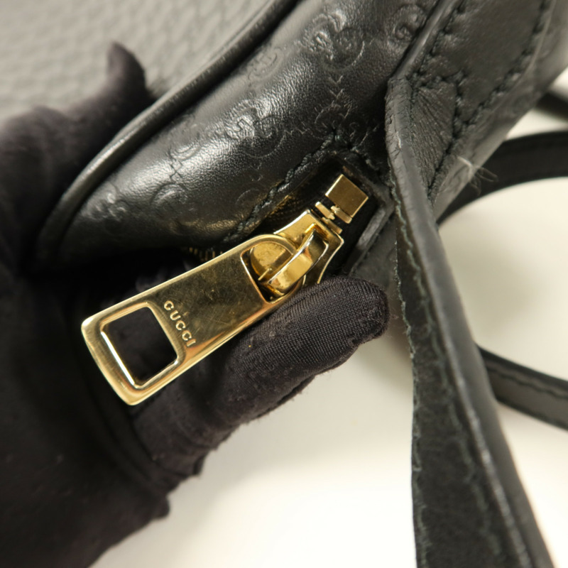 GUCCI 牛皮皮革Mini Bree金扣肩背袋-9