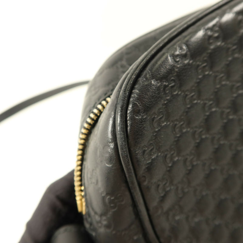 GUCCI 牛皮皮革Mini Bree金扣肩背袋-14