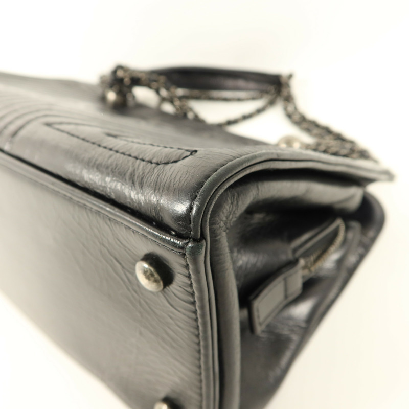 CHANEL 牛皮皮革Chain Shoulder鏈帶肩背袋-13