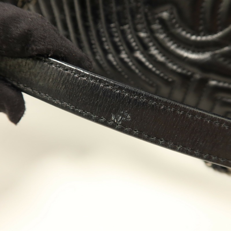 CHANEL 牛皮皮革Chain Shoulder鏈帶肩背袋-15