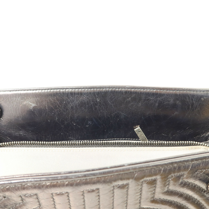 CHANEL 牛皮皮革Chain Shoulder鏈帶肩背袋-16