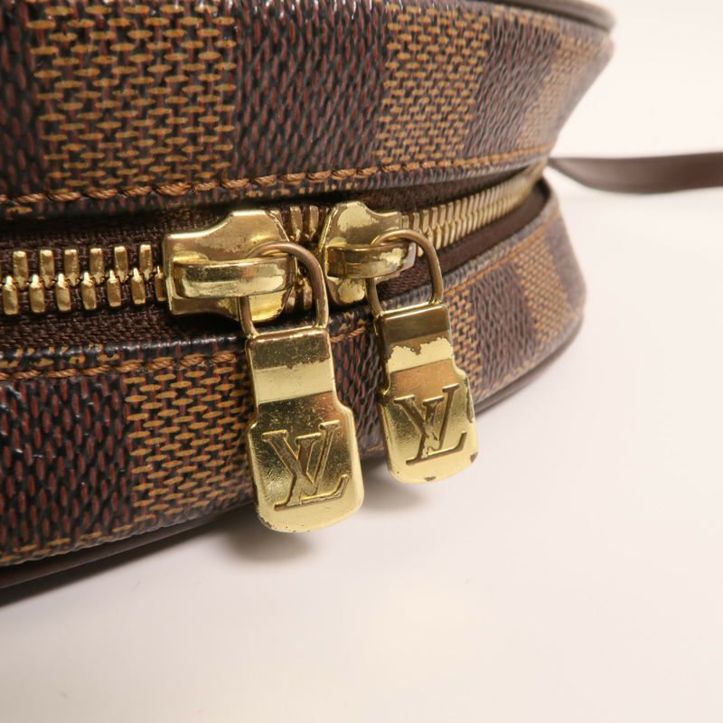 LOUIS VUITTON Damier Ipanema PM金扣肩背袋-13
