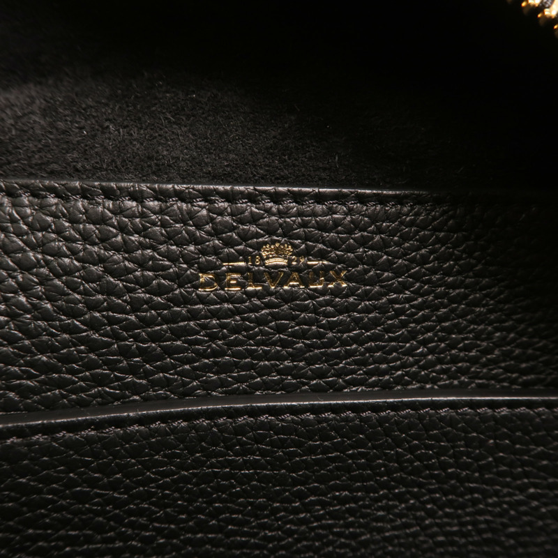 Delvaux 牛皮皮革Cool Box MM金扣手挽肩背兩用袋-5