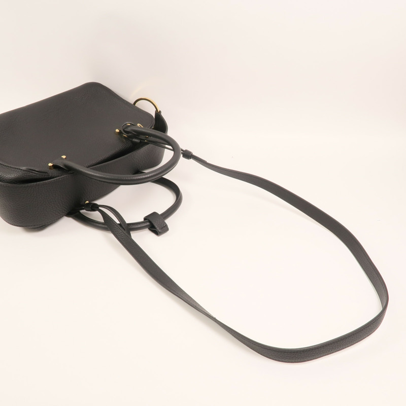 Delvaux 牛皮皮革Cool Box MM金扣手挽肩背兩用袋-6