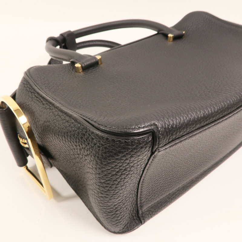 Delvaux 牛皮皮革Cool Box MM金扣手挽肩背兩用袋-9