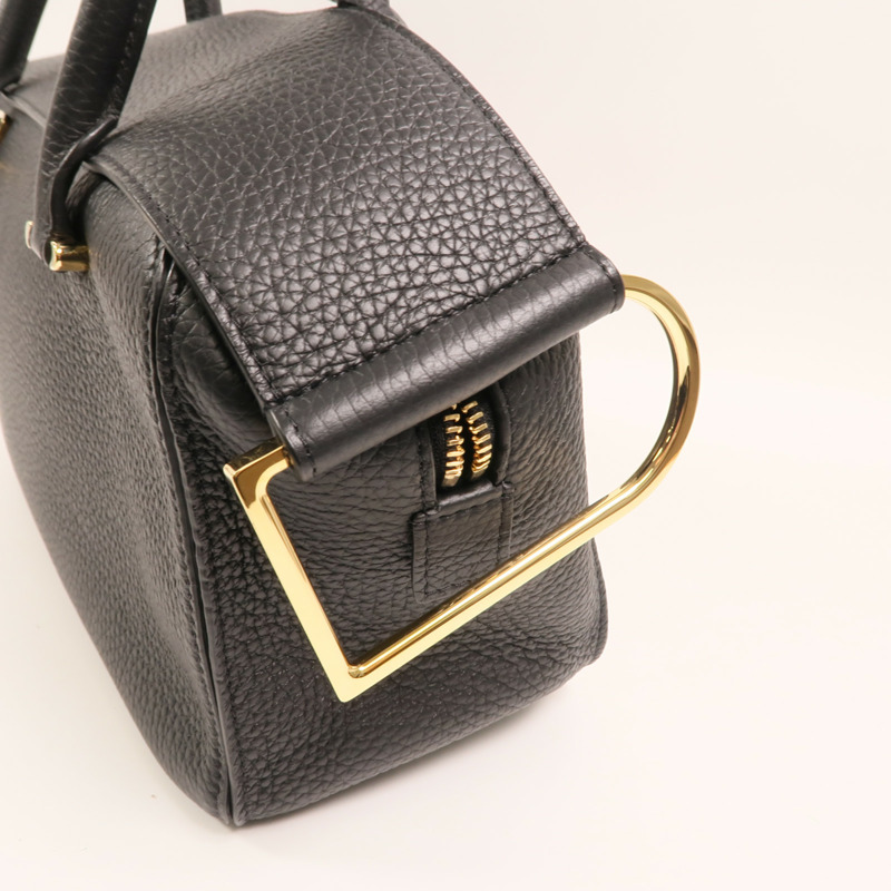 Delvaux 牛皮皮革Cool Box MM金扣手挽肩背兩用袋-12