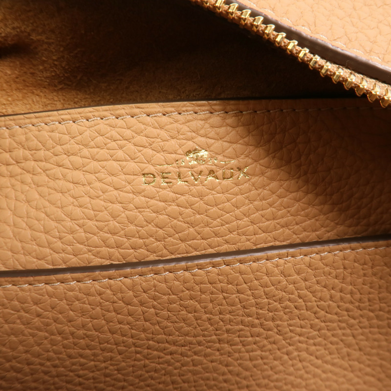 Delvaux 牛皮皮革Cool Box MM金扣手挽肩背兩用袋-5