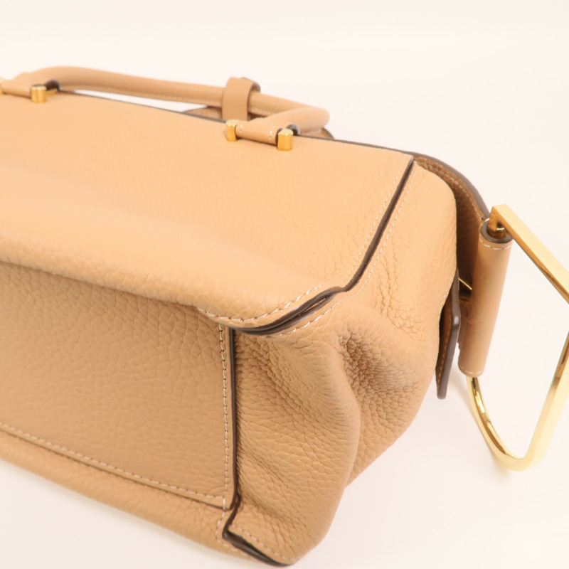 Delvaux 牛皮皮革Cool Box MM金扣手挽肩背兩用袋-8