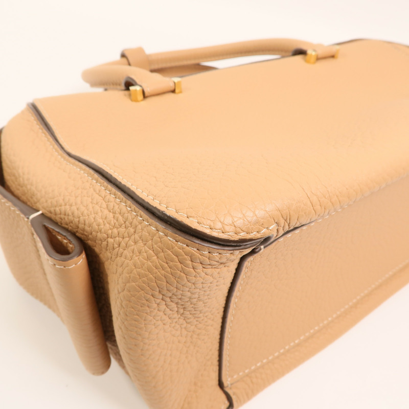 Delvaux 牛皮皮革Cool Box MM金扣手挽肩背兩用袋-9
