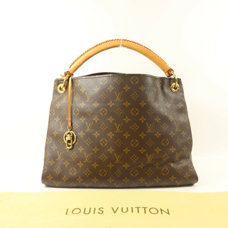 LOUIS VUITTON Monogram Artsy MM金扣肩背袋-9