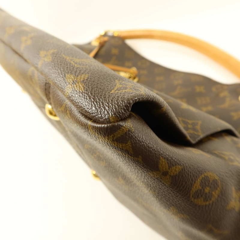 LOUIS VUITTON Monogram Artsy MM金扣肩背袋-11