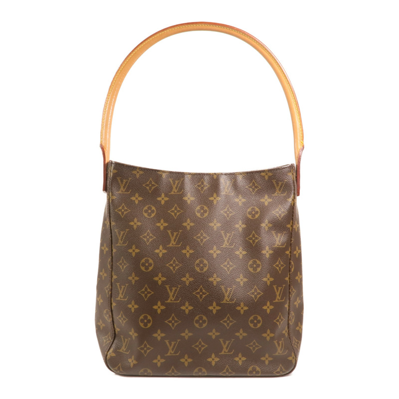 LOUIS VUITTON Monogram Looping GM金扣肩背袋-1
